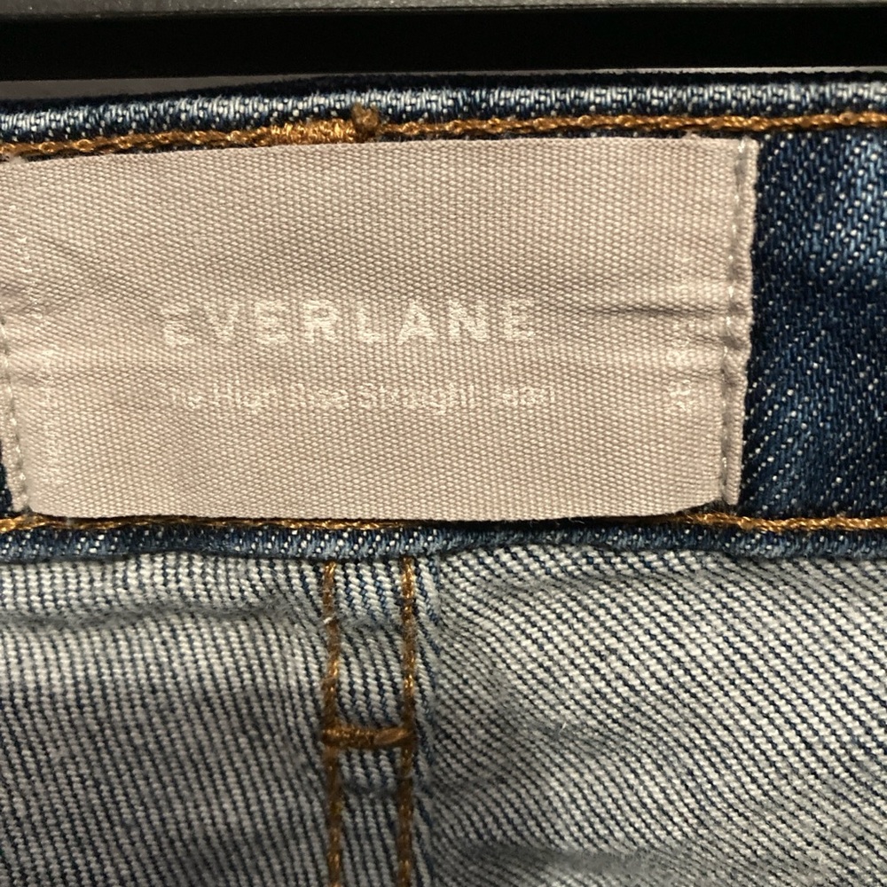 Everlane The High Rise Straight Jeans 28 Regular - Picture 3 of 5